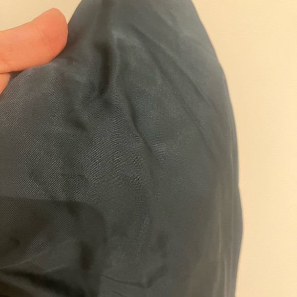 Beautiful silky cowlick dress in a dark emeraude colour. Worn a couple of times. - Picture 3 of 4